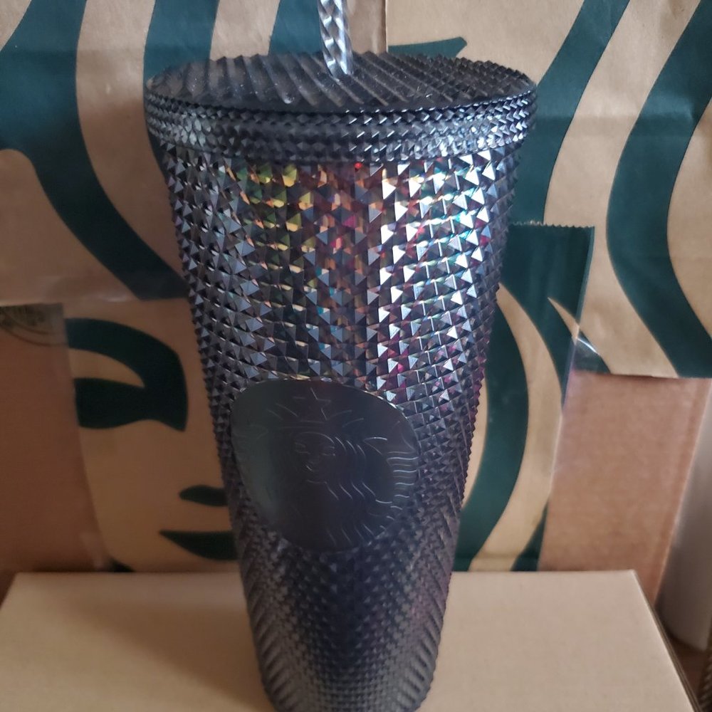 Starbucks HALLOWEEN Studded Cup 24 oz. Dark Olive Brand New